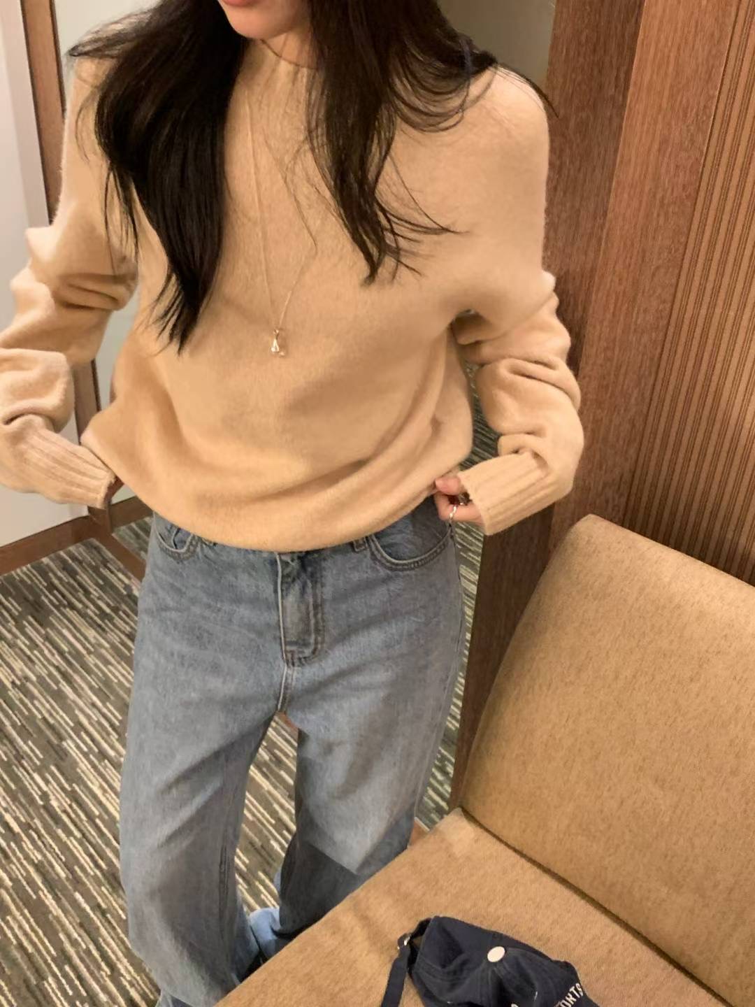 HACKER韓國直郵㊣女士新款熱賣推薦職業25秋冬時尚休閑針織衫HACKER針織衫圖色1