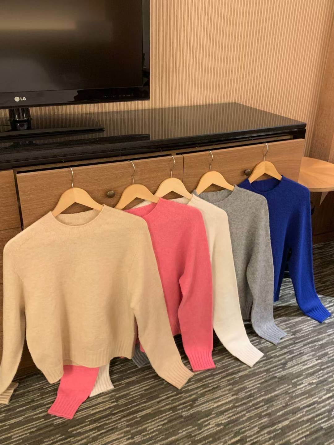 HACKER韓國直郵㊣女士新款熱賣推薦職業25秋冬時尚休閑針織衫HACKER針織衫圖色5左五色