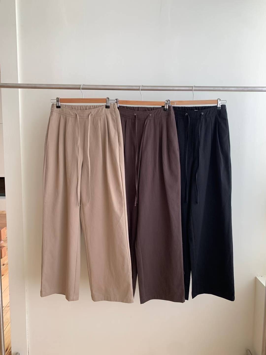 HACKER東大門㊣直郵女裝新款真品人氣時尚休閑推薦25秋冬休閑褲HACKER休閑褲圖色2左二色