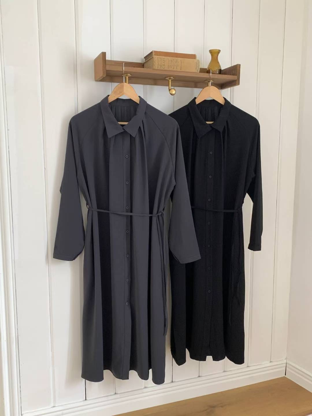 HACKER東大門㊣代購女士新品推薦熱賣25秋冬職業真品連衣裙HACKER連衣裙圖色2左二色