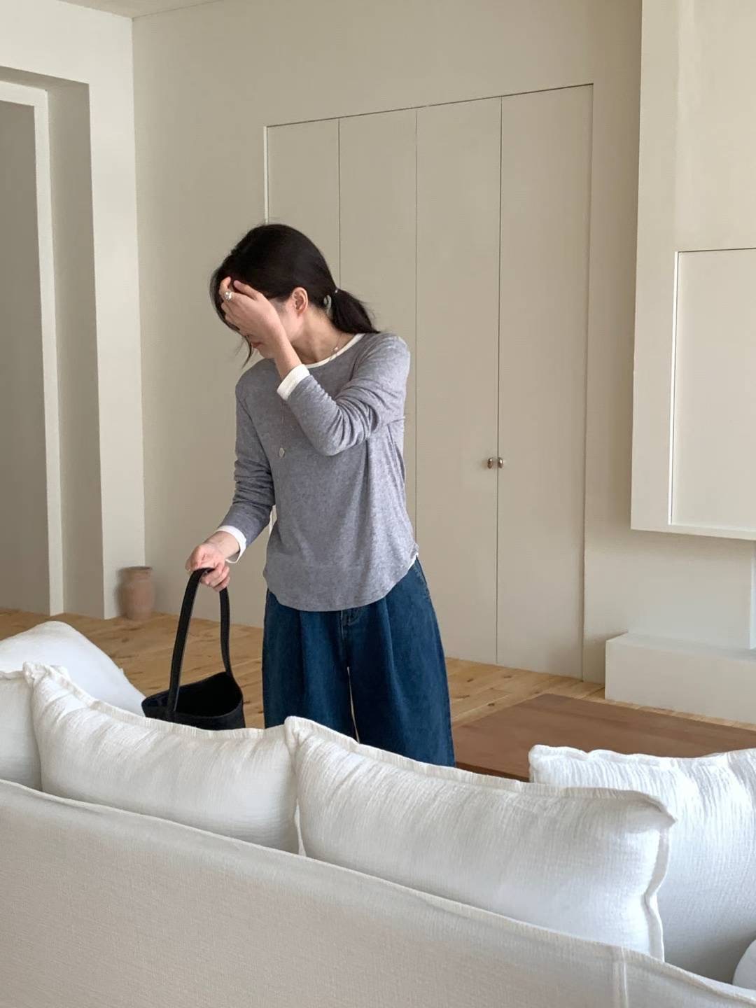 HACKER韓國直郵㊣女士新品人氣真品推薦休閑熱賣職業長袖T恤HACKER長袖T恤