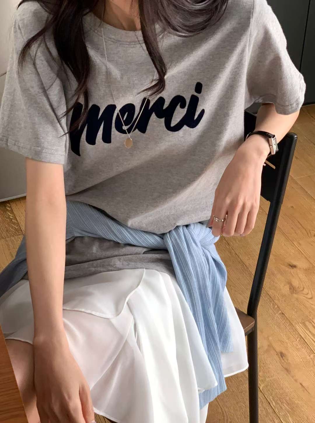 HACKER韓國直郵㊣女士新款熱賣推薦25秋冬休閑人氣職業真品T恤HACKERT恤