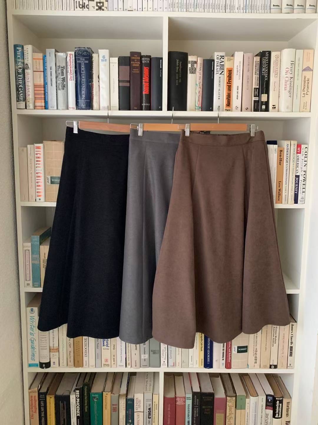 HACKER韓國直郵㊣女士新品人氣休閑推薦時尚職業25秋冬長裙HACKER長裙圖色2左二色