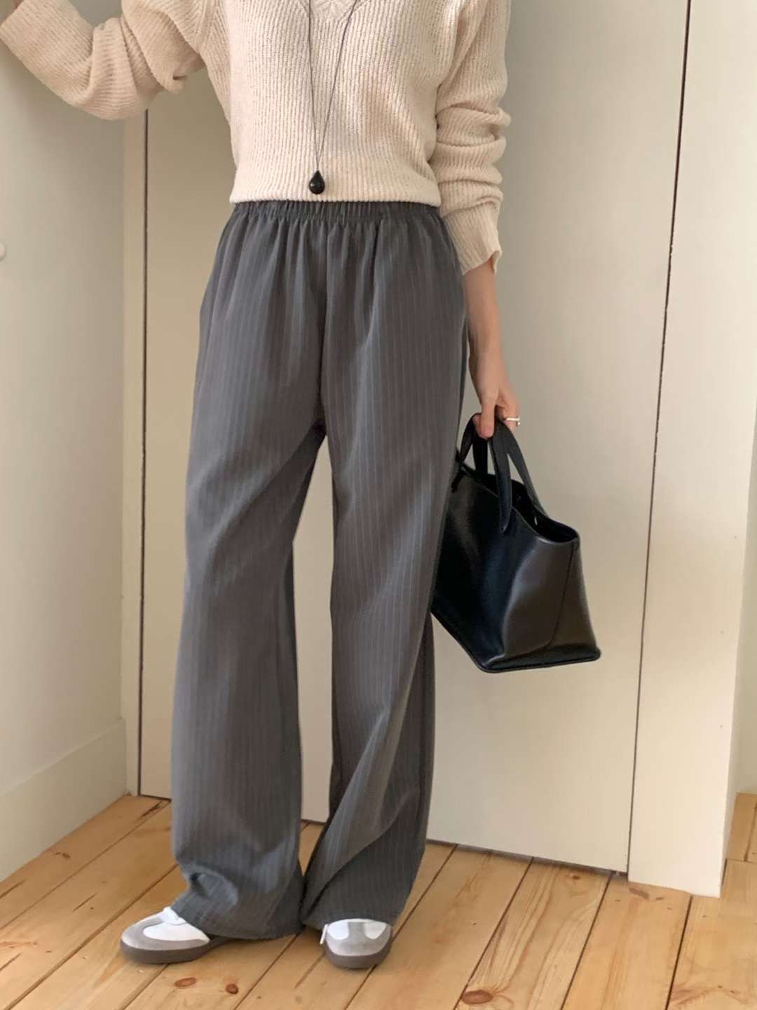 HACKER東大門㊣實拍女裝新品熱賣推薦休閑真品25秋冬休閑褲HACKER休閑褲圖色2