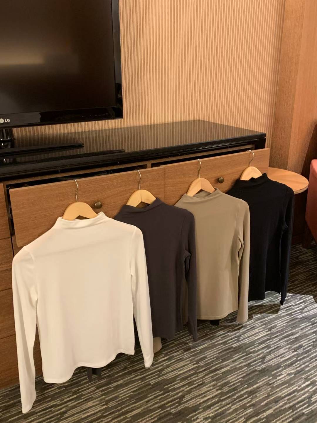 HACKER韓國直郵㊣女裝新品推薦25秋冬熱賣真品人氣休閑長袖T恤HACKER長袖T恤圖色3左三色