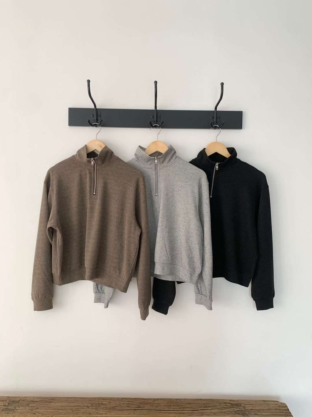 HACKER東大門㊣實拍女士新款職業25秋冬時尚人氣真品衛衣拉鏈HACKER衛衣圖色3左三色