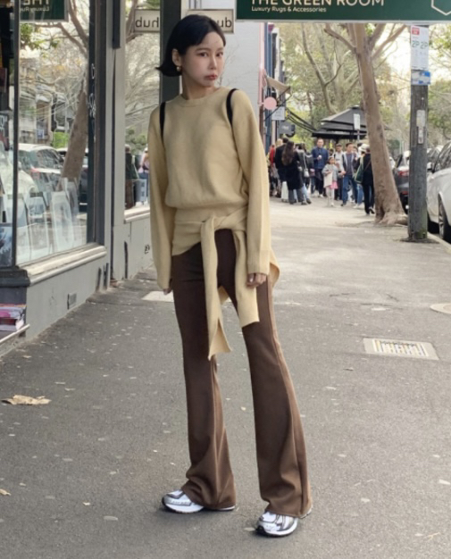 I BLLE東大門㊣實拍女裝新品真品推薦人氣熱賣職業休閑休閑褲I BLLE休閑褲