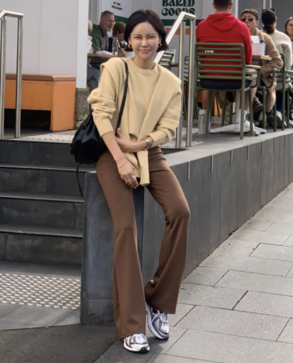 I BLLE東大門㊣實拍女裝新品真品推薦人氣熱賣職業休閑休閑褲I BLLE休閑褲