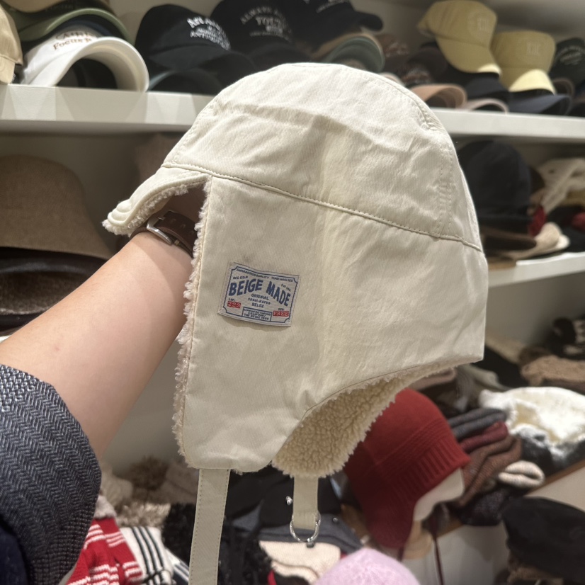 BEIGE.SEOUL韓國代購㊣女士新款人氣職業休閑25秋冬真品帽子BEIGE.SEOUL帽子圖色2