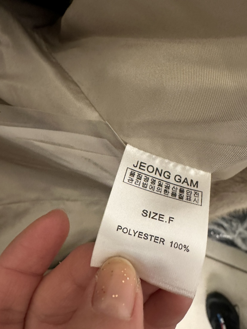 JEONG GAM STUDIOS東大門㊣實拍女士新款人氣短款大衣貂皮JEONG GAM短款大衣