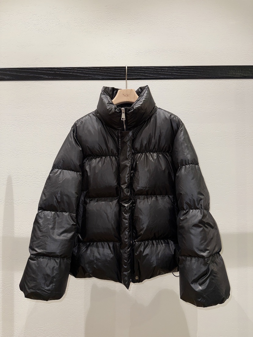 NDE韓國直郵㊣女士新款真品職業時尚25秋冬短款棉服填充鴨絨NDE短款棉服圖色3