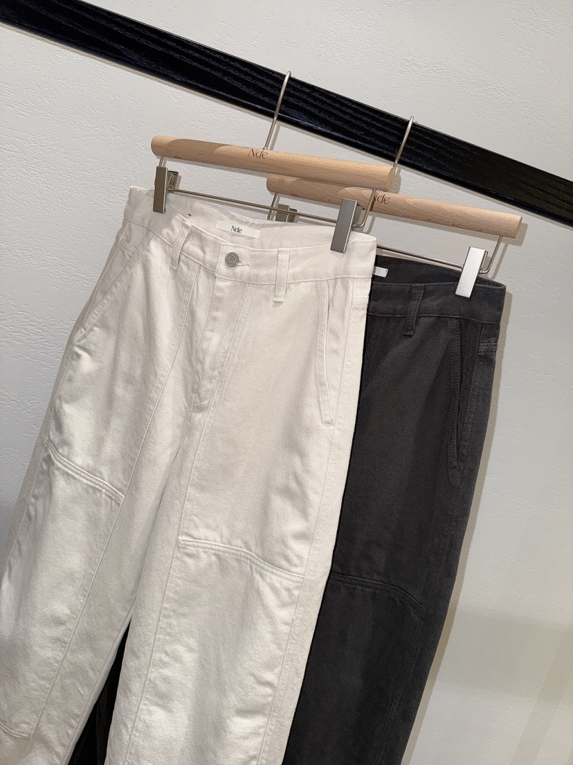 NDE韓國代購㊣女士新款25秋冬熱賣真品人氣休閑推薦休閑褲棉質BOHEME_NDE休閑褲