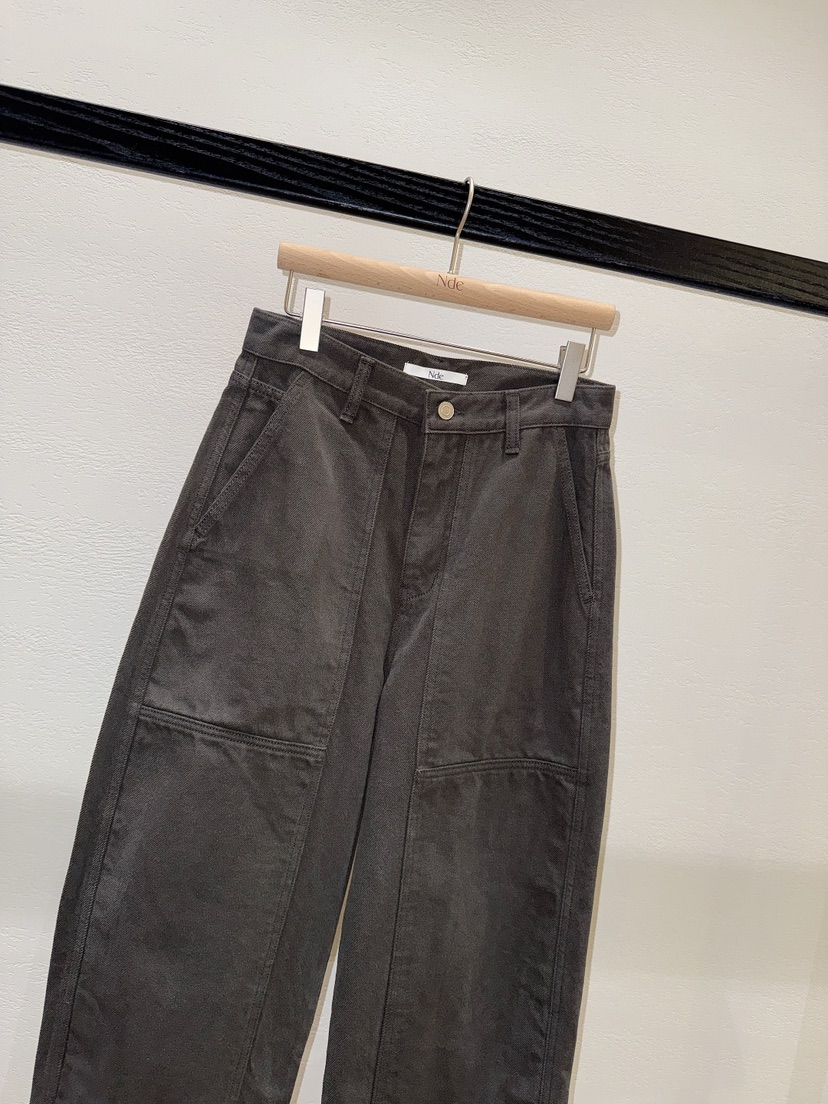 NDE韓國代購㊣女士新款25秋冬熱賣真品人氣休閑推薦休閑褲棉質BOHEME_NDE休閑褲