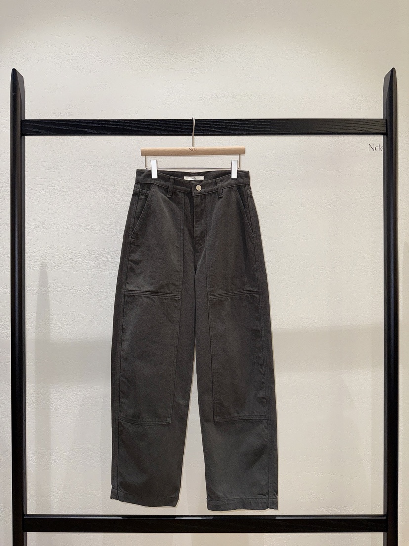 NDE韓國代購㊣女士新款25秋冬熱賣真品人氣休閑推薦休閑褲棉質BOHEME_NDE休閑褲圖色1