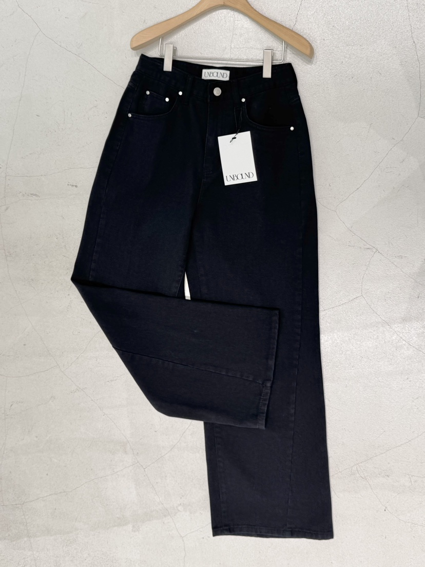 UNBOUND東大門㊣實拍女士新品25秋冬職業推薦休閑人氣牛仔褲UNBOUND牛仔褲