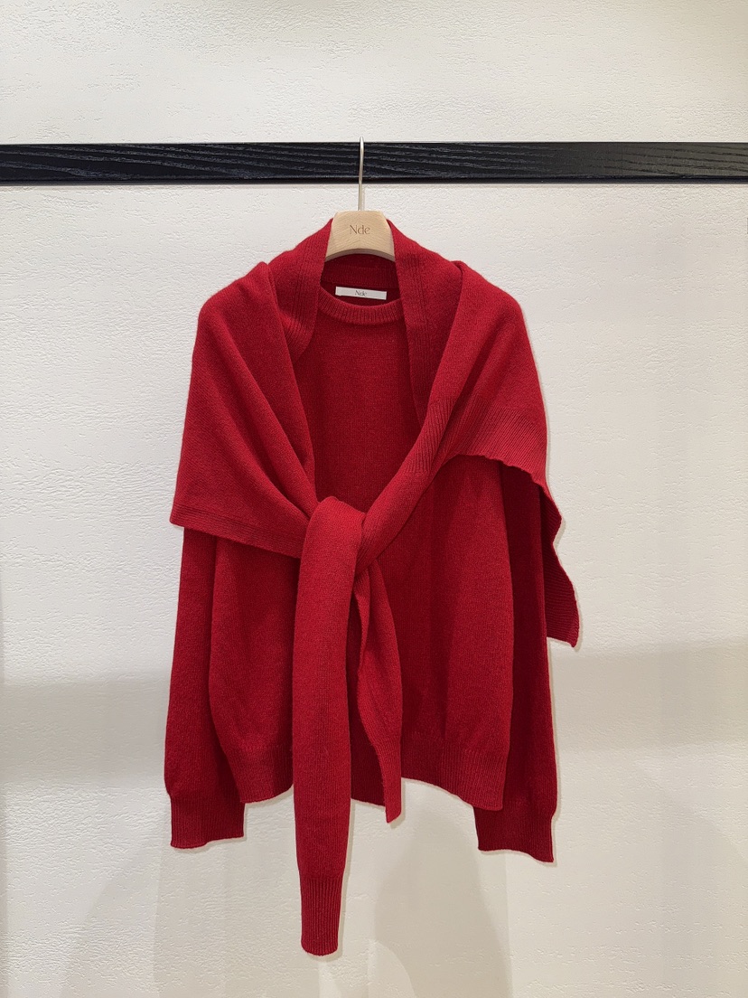 NDE東大門㊣實拍女士新品休閑熱賣職業真品套裝羊毛圍巾套裝NDE套裝圖色4