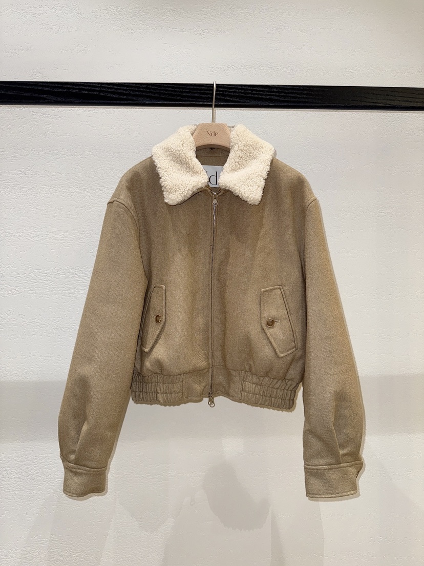 NDE東大門㊣直郵女士新品職業休閑時尚推薦人氣25秋冬熱賣夾克BOHEME_NDE夾克圖色2