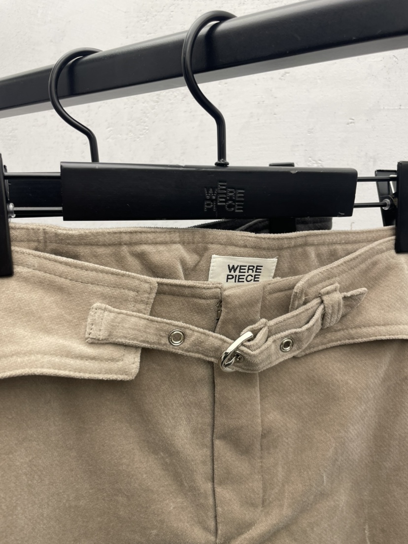 KARE/WEREPIECE東大門㊣代購女士新品真品推薦休閑褲天鵝絨KARE/WEREPIECE休閑褲