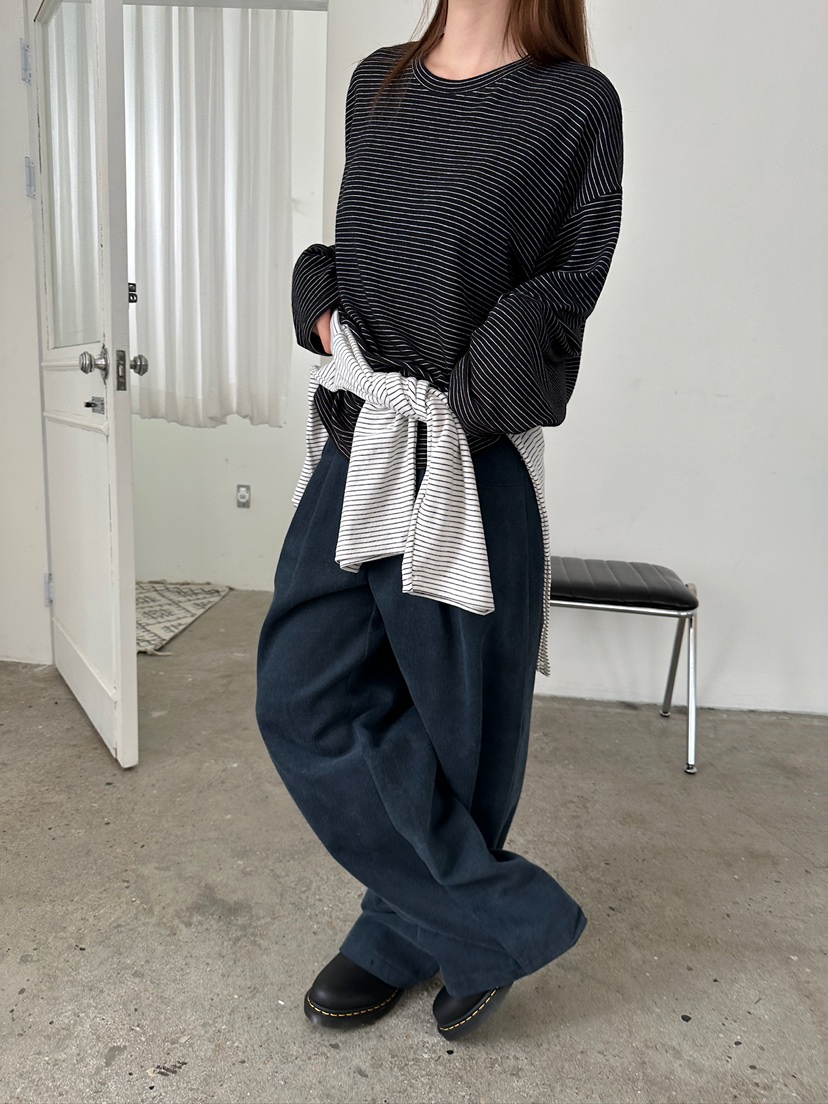 UNBOUND韓國代購㊣女裝新款推薦真品25秋冬熱賣休閑長袖T恤UNBOUND長袖T恤