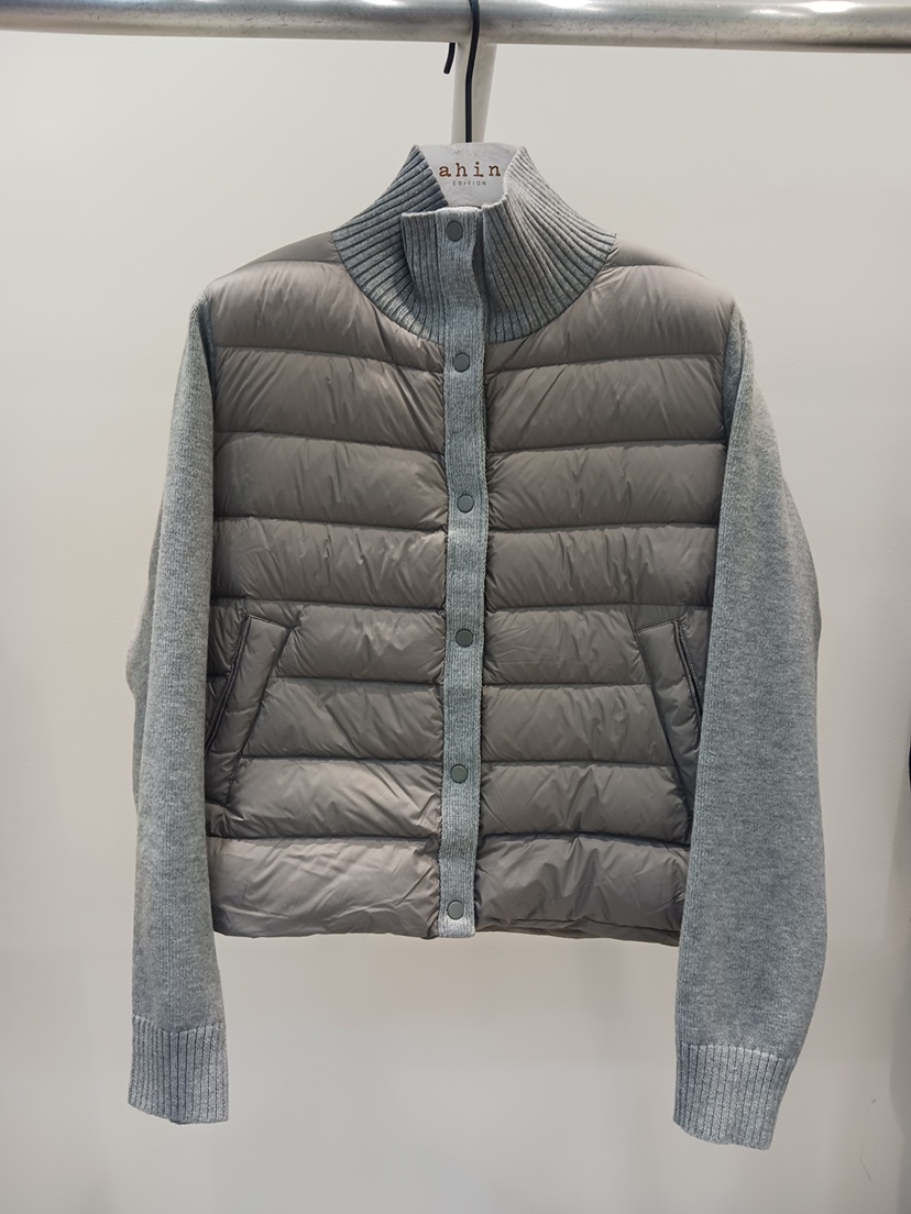 NEOUL韓國代購㊣女裝新品25秋冬熱賣推薦時尚職業短款棉服填充NEOUL/ahin雙領標簽短款棉服圖色2