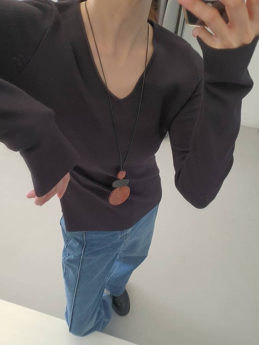 GENTLE B/LOVENTINA韓國代購㊣女士新款推薦25秋冬針織衫GENTLE B/LOVENTINA針織衫