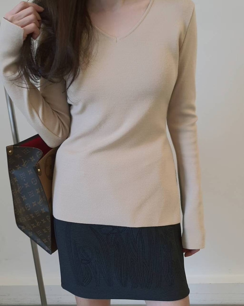 GENTLE B/LOVENTINA韓國代購㊣女士新款推薦25秋冬針織衫GENTLE B/LOVENTINA針織衫圖色2