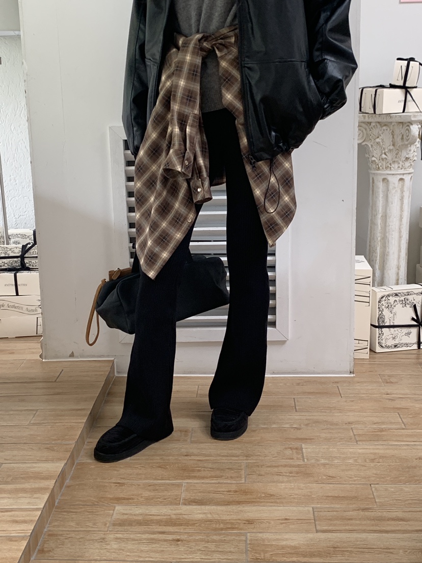 LOGARDEN韓國代購㊣女裝新款熱賣真品人氣25秋冬推薦休閑褲LO GARDEN休閑褲