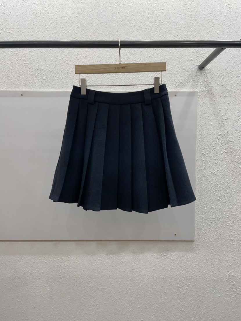 EGGPLANT東大門㊣代購女士新品25秋冬真品時尚休閑熱賣短裙EGGPLANT短裙圖色2