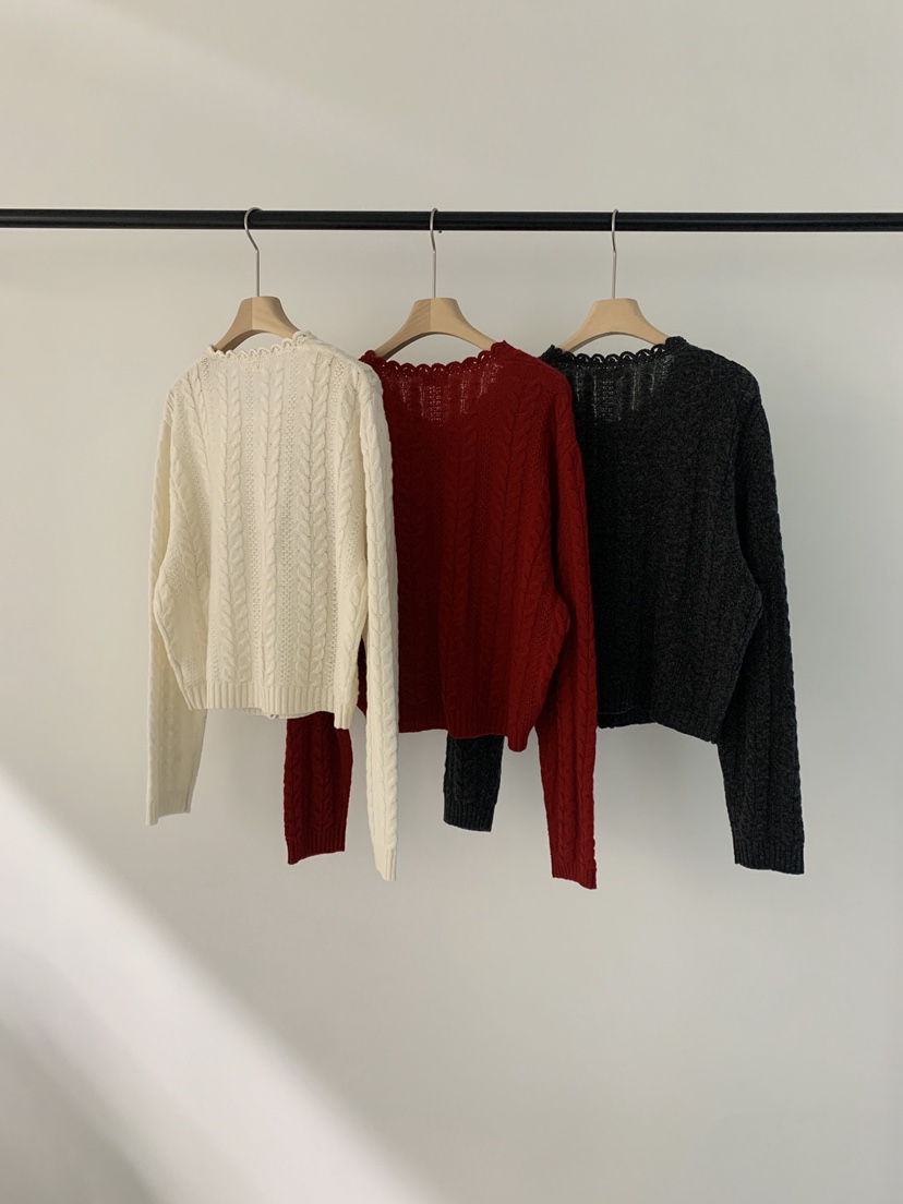 LOGARDEN韓國直郵㊣女士新款推薦25秋冬真品人氣休閑針織衫LO GARDEN針織衫