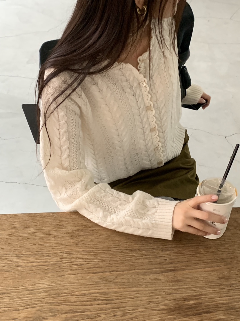 LOGARDEN韓國直郵㊣女士新款推薦25秋冬真品人氣休閑針織衫LO GARDEN針織衫