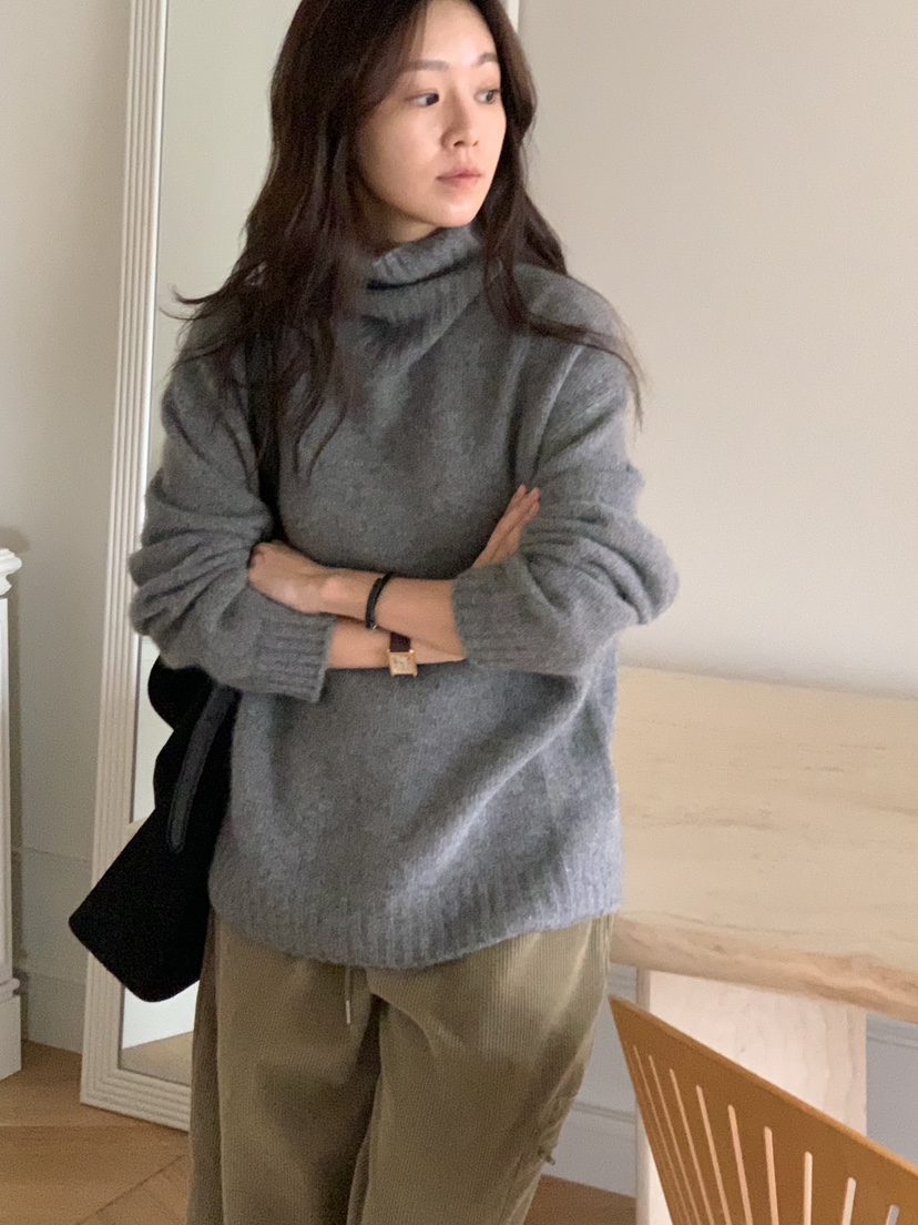 BAKING POWDER韓國直郵㊣女士新款真品休閑25秋冬推薦毛衣BAKING POWDER毛衣