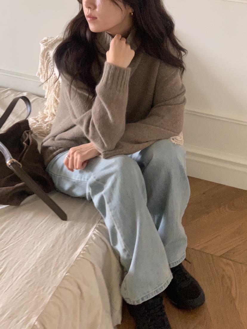 BAKING POWDER韓國直郵㊣女士新款真品休閑25秋冬推薦毛衣BAKING POWDER毛衣