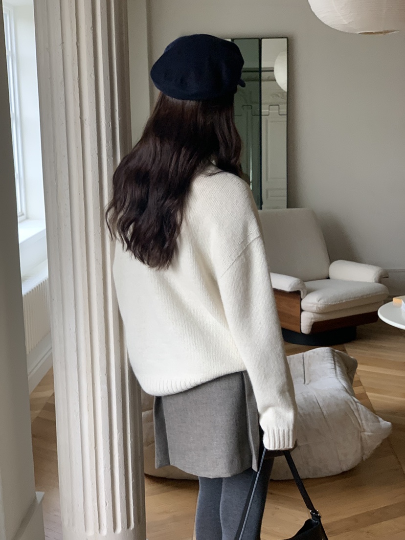 BAKING POWDER韓國直郵㊣女士新款真品休閑25秋冬推薦毛衣BAKING POWDER毛衣