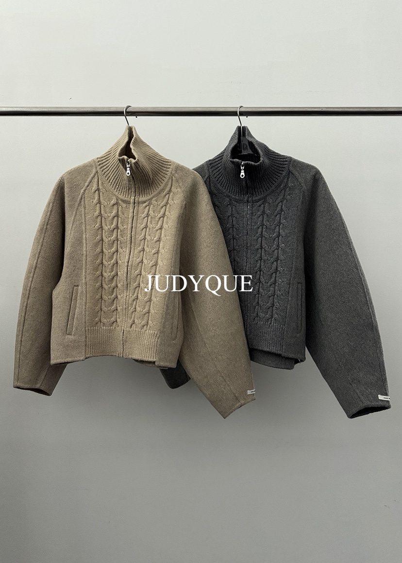 JUDYQUE東大門㊣直郵女士新款休閑職業25秋冬熱賣人氣推薦夾克JUDYQUE夾克