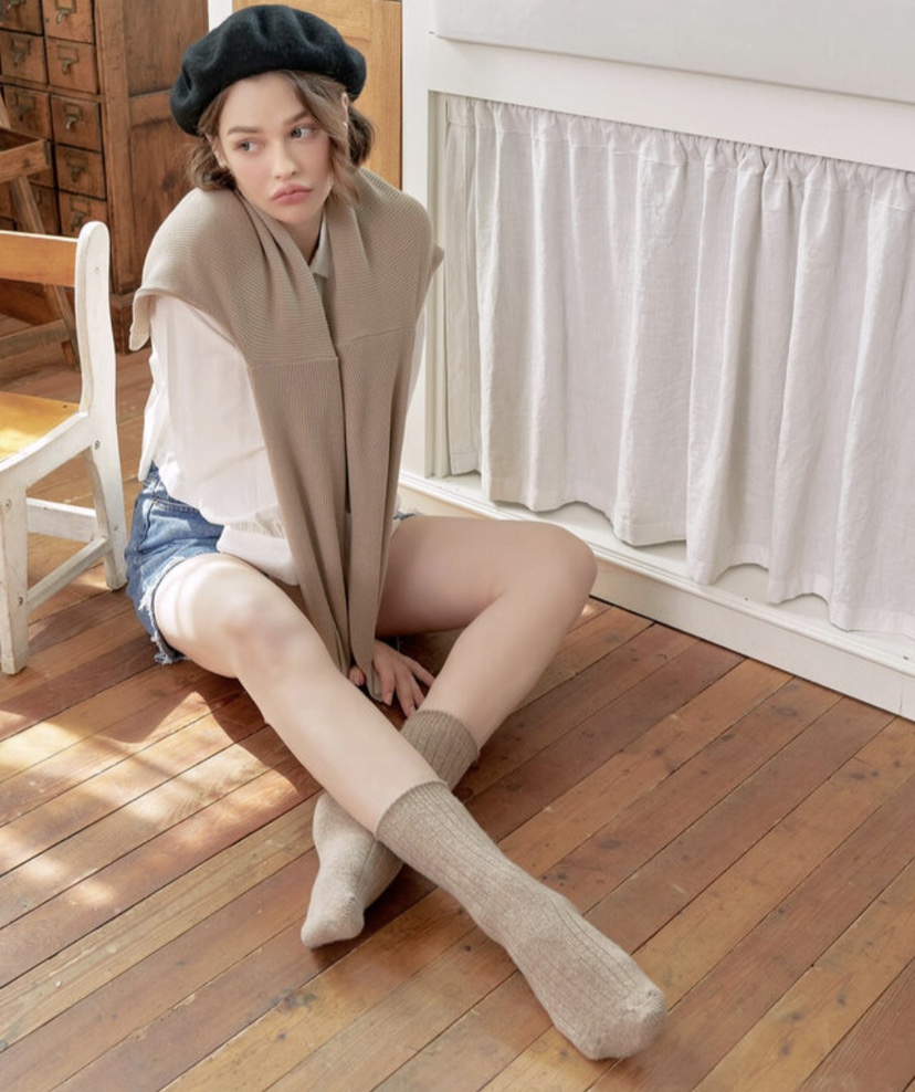 MU:TI東大門㊣代購女士新品真品職業推薦25秋冬休閑時尚襪子MU:TI襪子