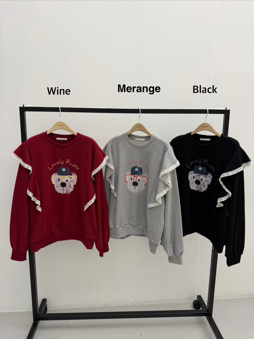 LOVABLE東大門㊣直郵女士新品推薦熱賣休閑真品人氣職業衛衣LOVABLE衛衣