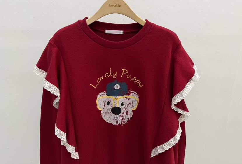 LOVABLE東大門㊣直郵女士新品推薦熱賣休閑真品人氣職業衛衣LOVABLE衛衣