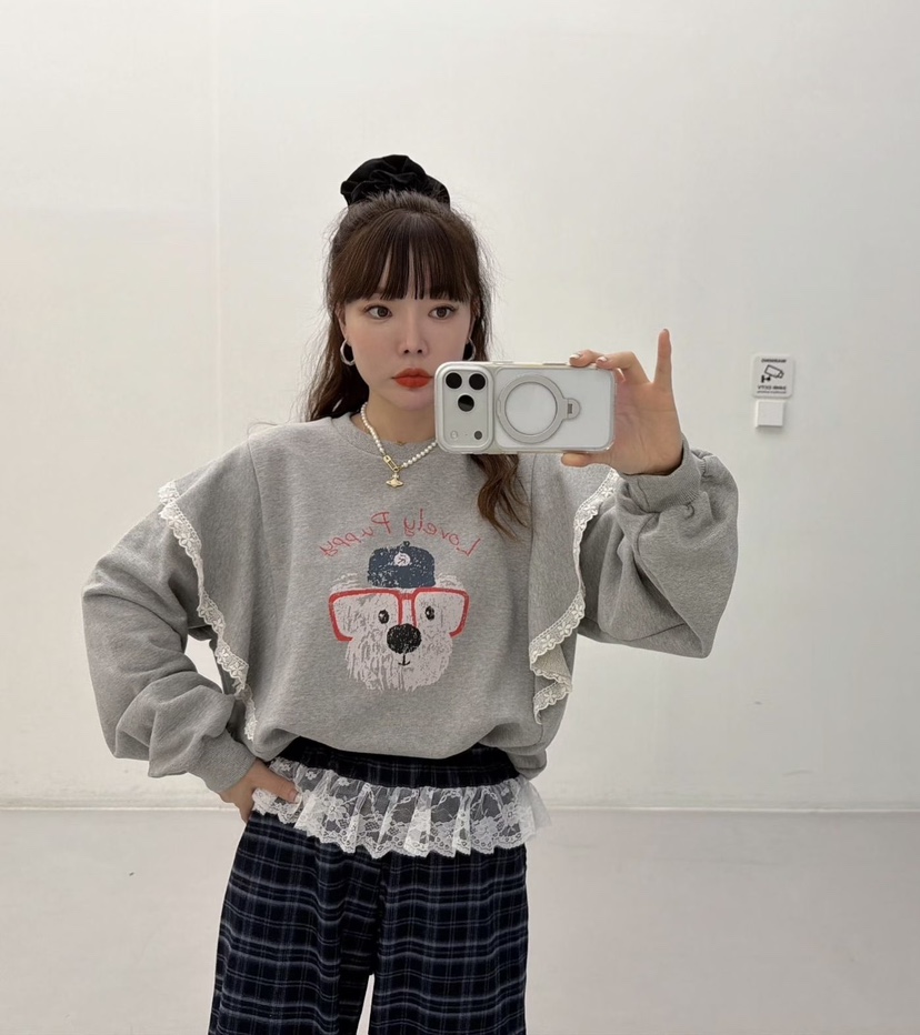 LOVABLE東大門㊣直郵女士新品推薦熱賣休閑真品人氣職業衛衣LOVABLE衛衣