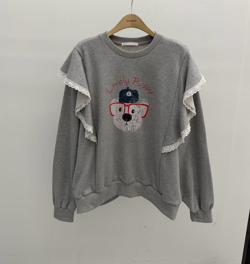 LOVABLE東大門㊣直郵女士新品推薦熱賣休閑真品人氣職業衛衣LOVABLE衛衣圖色2