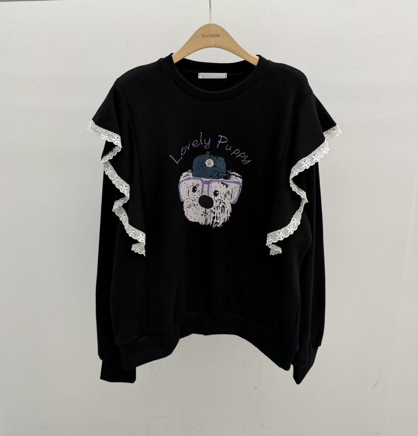 LOVABLE東大門㊣直郵女士新品推薦熱賣休閑真品人氣職業衛衣LOVABLE衛衣圖色3