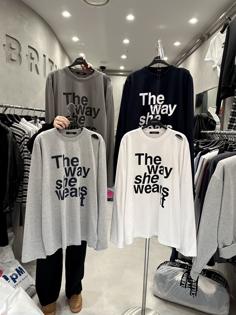 CELEBRITY-A東大門㊣直郵女裝新品25秋冬休閑推薦職業長袖T恤CELEBRITY-A長袖T恤