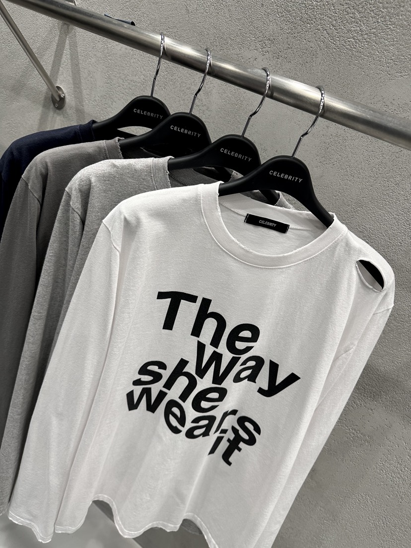 CELEBRITY-A東大門㊣直郵女裝新品25秋冬休閑推薦職業長袖T恤CELEBRITY-A長袖T恤