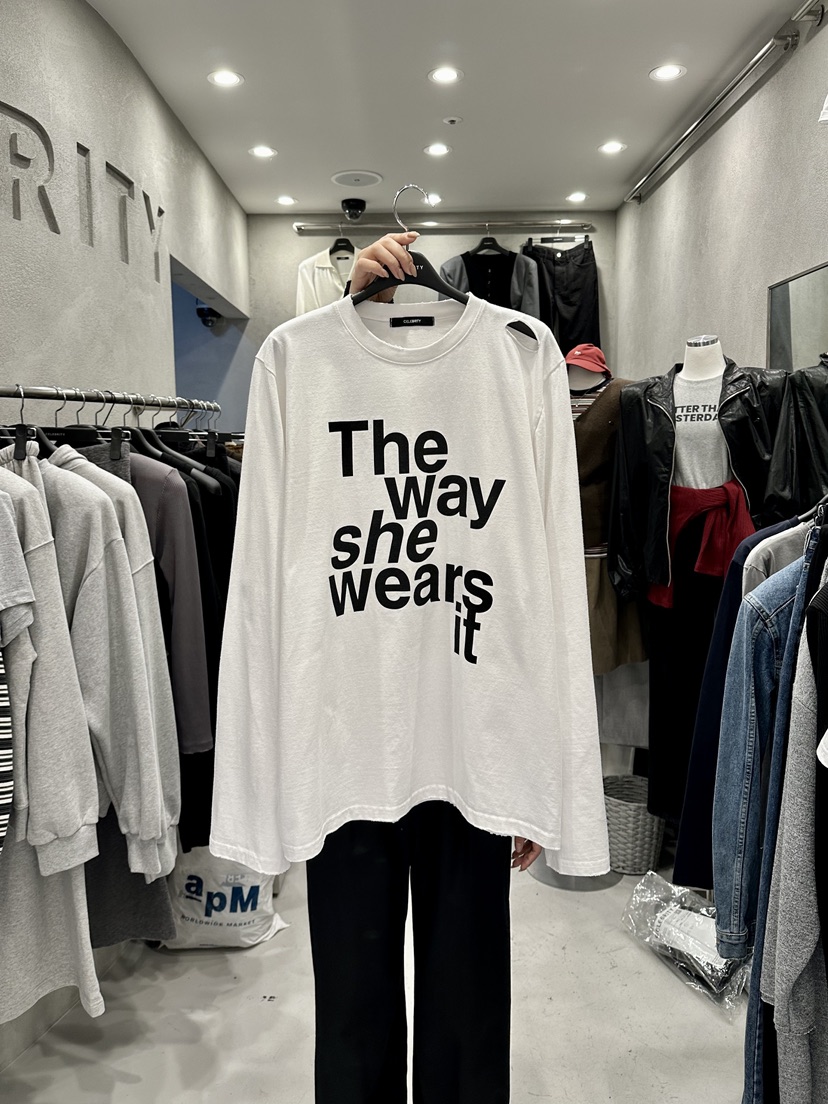 CELEBRITY-A東大門㊣直郵女裝新品25秋冬休閑推薦職業長袖T恤CELEBRITY-A長袖T恤