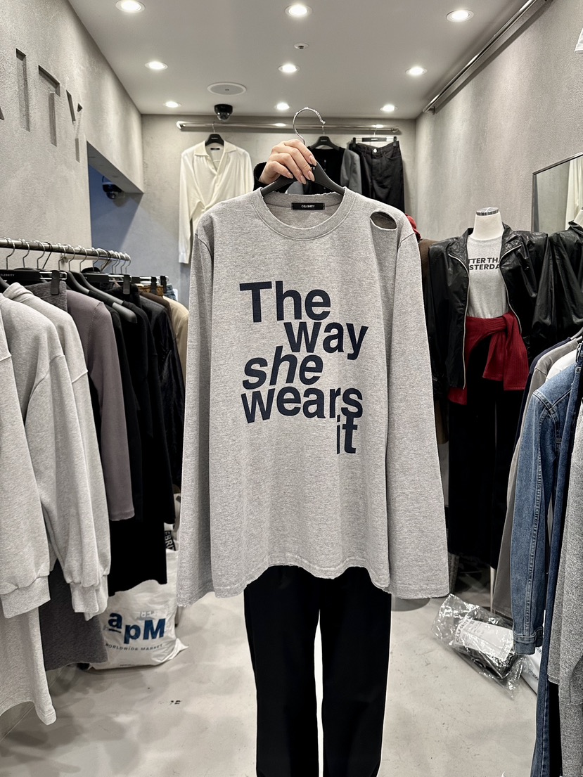 CELEBRITY-A東大門㊣直郵女裝新品25秋冬休閑推薦職業長袖T恤CELEBRITY-A長袖T恤圖色2