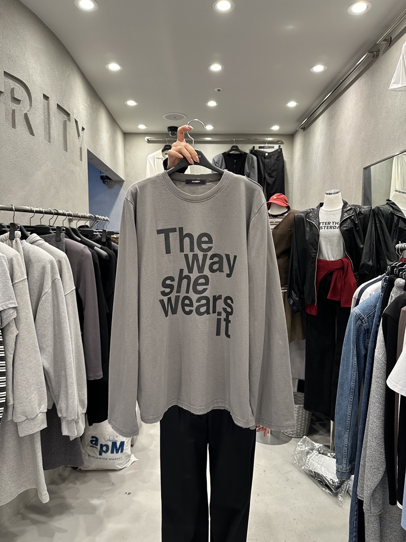 CELEBRITY-A東大門㊣直郵女裝新品25秋冬休閑推薦職業長袖T恤CELEBRITY-A長袖T恤圖色3