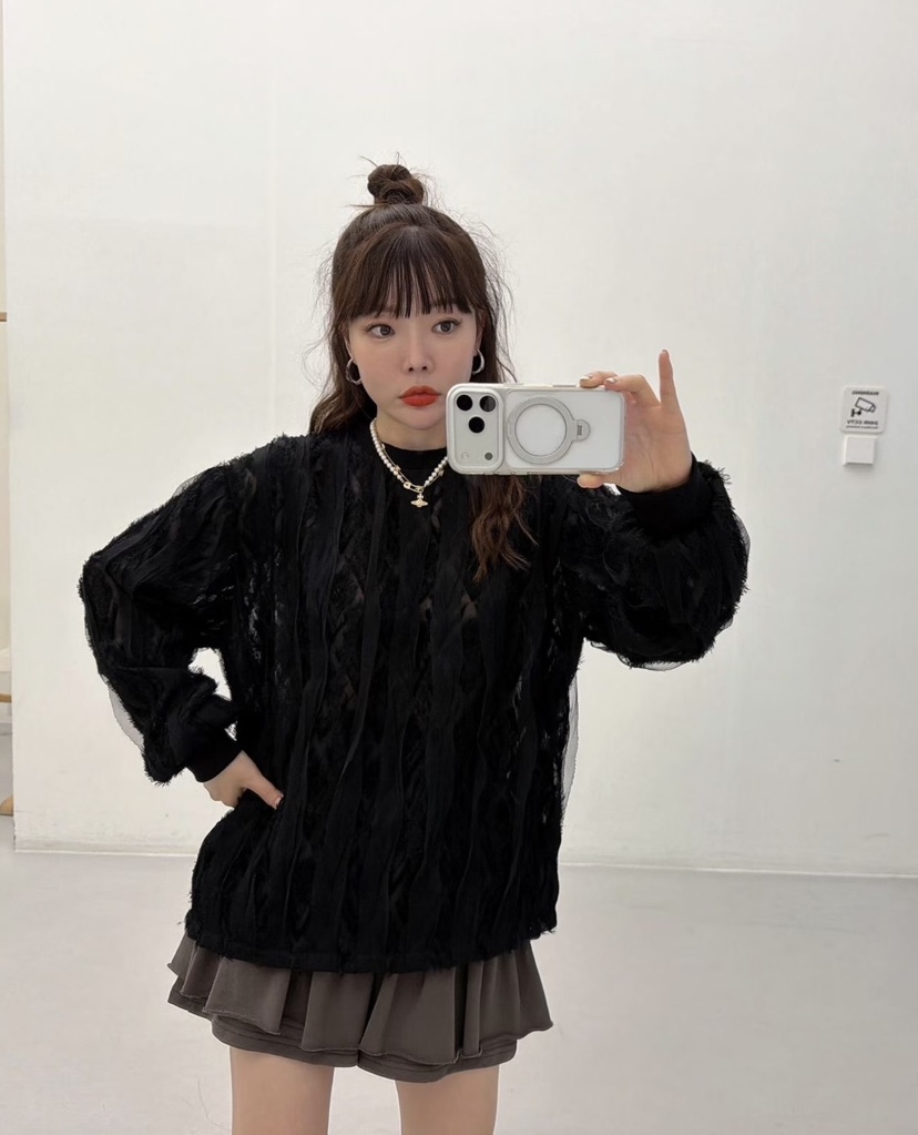 LOVABLE東大門㊣代購女裝新品推薦休閑職業人氣25秋冬時尚衛衣LOVABLE衛衣