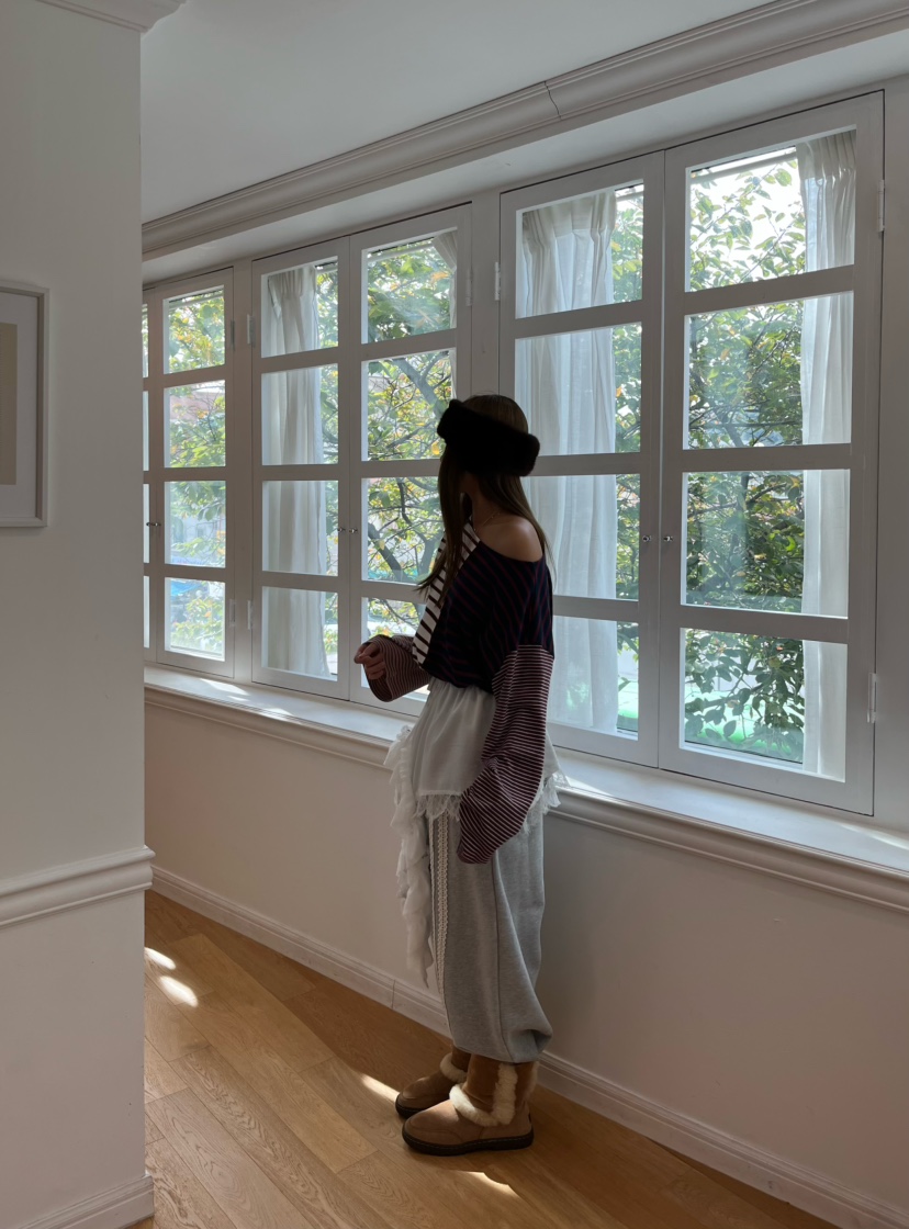 LOVE PULL韓國直郵㊣女士新款真品推薦職業休閑褲鉤針編織LOVE PULL休閑褲