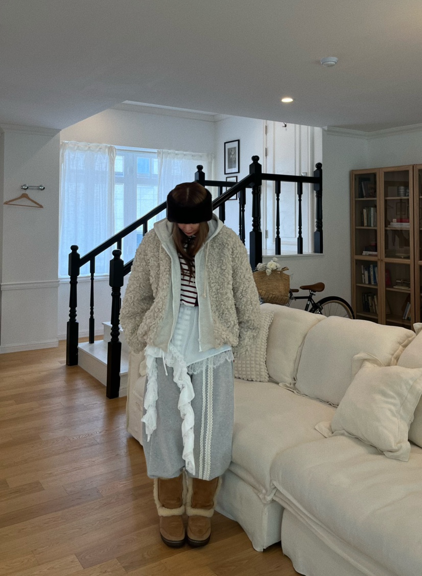 LOVE PULL韓國直郵㊣女士新款真品推薦職業休閑褲鉤針編織LOVE PULL休閑褲