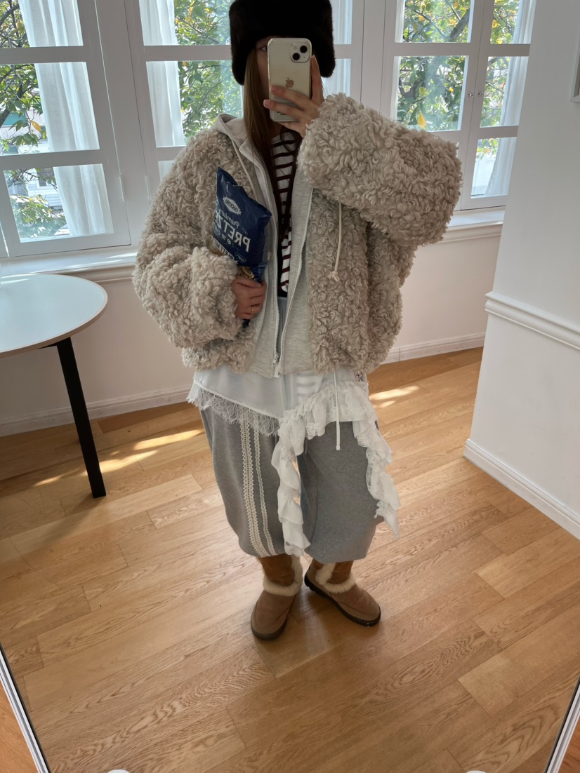 LOVE PULL韓國直郵㊣女士新款真品推薦職業休閑褲鉤針編織LOVE PULL休閑褲