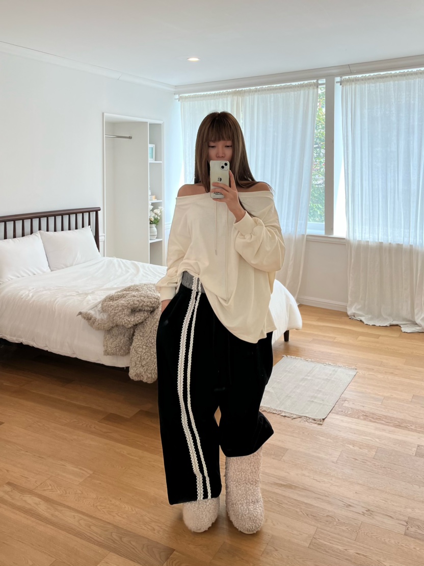 LOVE PULL東大門㊣直郵女士新品推薦25秋冬人氣休閑長袖T恤LOVE PULL長袖T恤